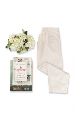 Off White Khaddar Straight Pant